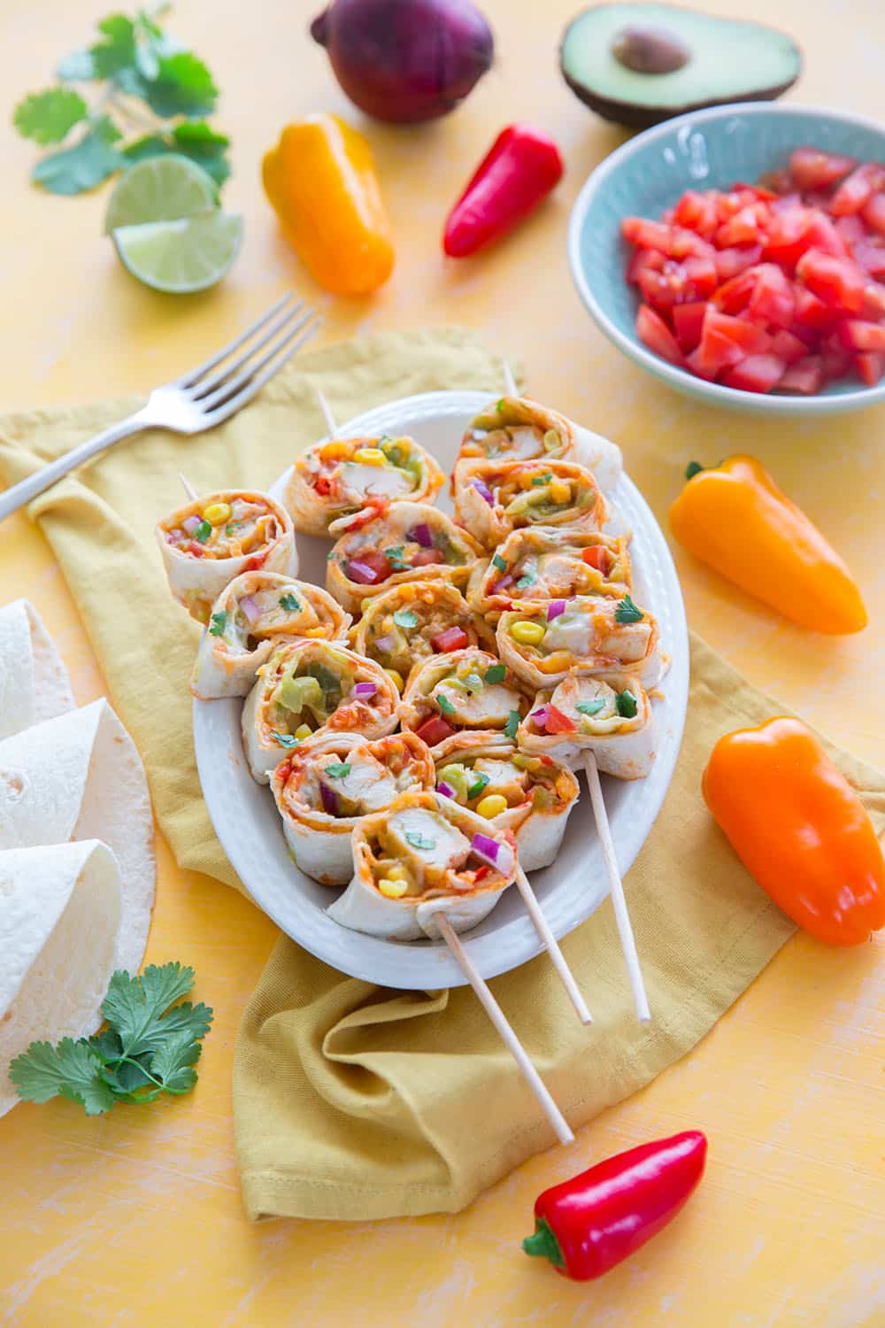 Brochettes fajitas