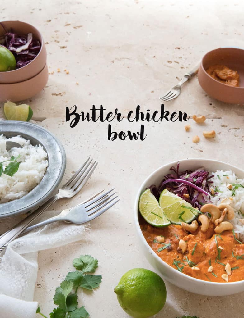 Butter chicken bowl